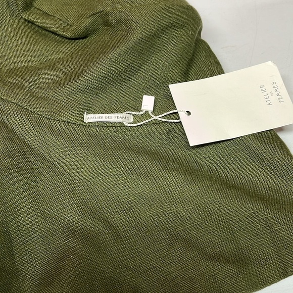 Atelier Des Femmes Olive Green Women\'s Bucket Hat new with tags o/s main image 4